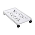 thumbnail image 4 of Almencla Computer Stand Mobile CPU Stand Storage Rack Ventilated Stable Base PC Floor Cart Computer Host Bracket for Home Office White, 4 of 8