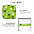 thumbnail image 5 of Sikiie St Patrick's Day7 Leather Tissue Box Cover Square, tissue box holder, Tissue Box with Bottom Belt-5.2”x5.2”x5.2”, 5 of 7