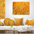 thumbnail image 4 of Designart Textured Flowing Yellow - Contemporary Throw Pillow - 18x18, 4 of 5