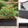 thumbnail image 4 of 2 Pack 6x3x2ft Metal Galvanized Raised Garden Bed,Galvanized Planter Boxes Set or Vegetables Flowers Ground Planter Box,Black, 4 of 8