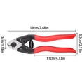 thumbnail image 3 of Bike Cable Housing Cutter Pliers Professional Wire Nippers Breaker Tool Line Clamp Bike Stainless Steel Cable Cutter, 3 of 8
