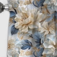 thumbnail image 2 of Designart "Ethereal Flourishing Rococo XII" Floral Blackout Curtain Panels, 2 of 4