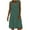 Green, variant on Feancey Boho Sundress for Women 2025 Casual Polka Dot Print Midi Dresses Summer Sleeveless V Neck Tank Dress Loose Flowy Beach Vacation Dresses Blue XXL