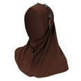 thumbnail image 2 of MSJUHEG Headbands,Tie Headband,Wire Headband,Boho Bandeau,Thick Headbands,Easy Wear Soft Hijab for Instant Hijab Scarf Turbans Prayer Scarf Abayas Coffee One Size, 2 of 6