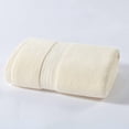 thumbnail image 4 of Large Bath Towels, Bath Towels Large, Egyptian Cotton Towels, Adult Extra-large 220g Plain Color Bath Towel, Highly Absorbent Towel for Bathroom, Shower & Daily Use, 4 of 4