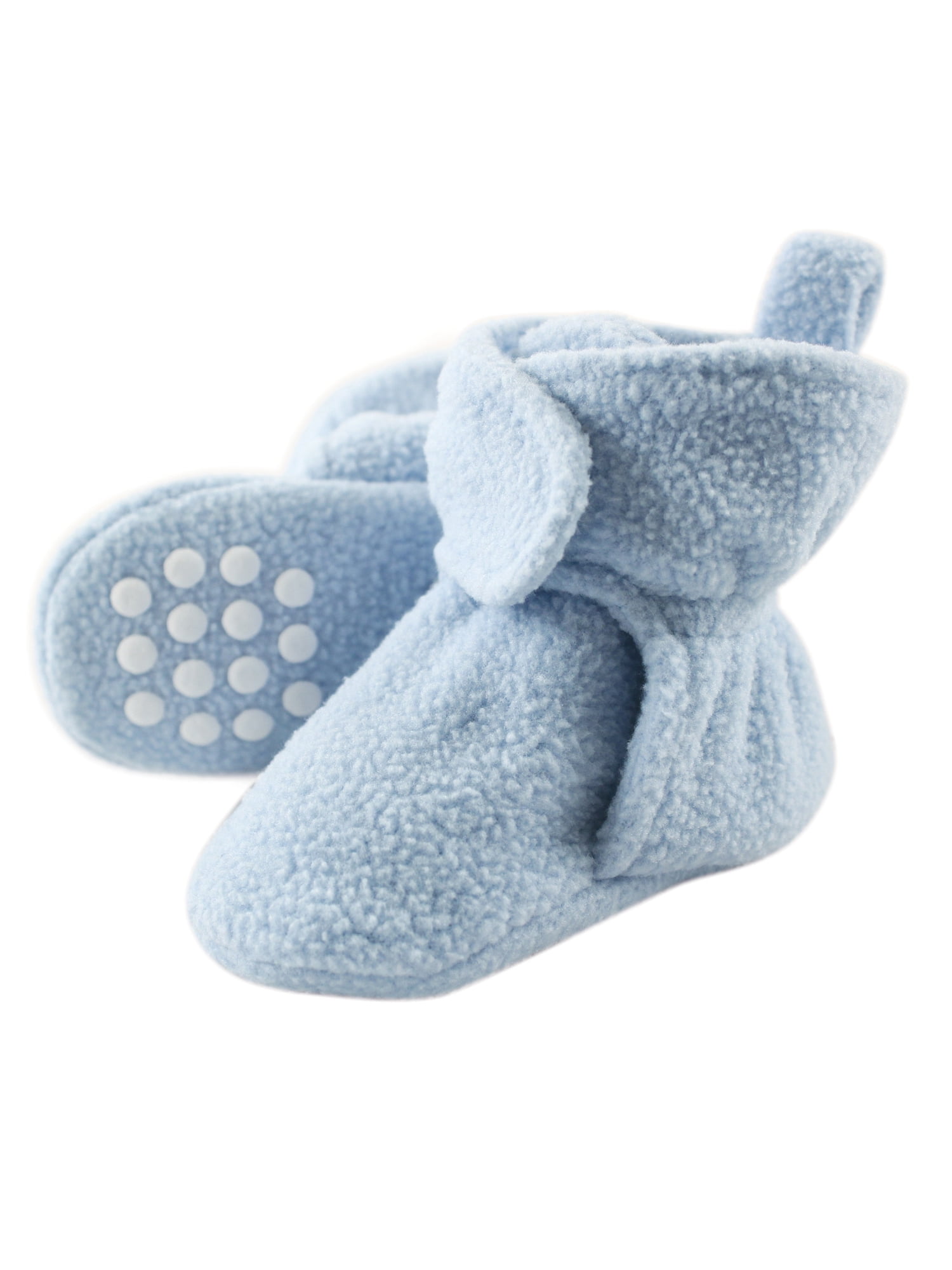 Luvable Friends - Fleece Lined Non-Skid Soft Sole Booties (Baby ...