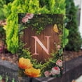 thumbnail image 3 of America Forever Spring Monogram Garden Flag Letter N 12.5 x 18 inches Double Sided Vertical Outdoor, Yard, Lawn, Seasonal Decorative Beautiful Flowers, Garden, Summer Butterfly Garden Flag, 3 of 5