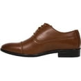 thumbnail image 3 of Boys' Deer Stags Alver Classic Cap Toe Oxford Dark Tan Synthetic 2.5 M, 3 of 5