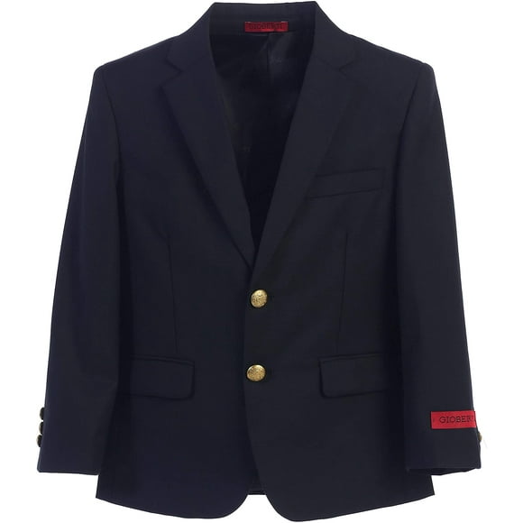 Gioberti Veste Blazer Formelle Bleu Marine pour Grands Garçons, Taille 18