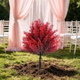 thumbnail image 6 of SLYNSHome Artificial Pine Topiary Tree with Ground Spike Red Artificial Shrub Bushes Fake Evergreen Tree for Porch, Artificial Plants for Outdoor Planters Indoor UV Resistant, 6 of 6
