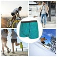 thumbnail image 6 of Wukai Blue Green Glitter Print Men’s Underwear Breathable Boxer Briefs,&nbsp;Moisture Wicking & Breathable-, 6 of 7