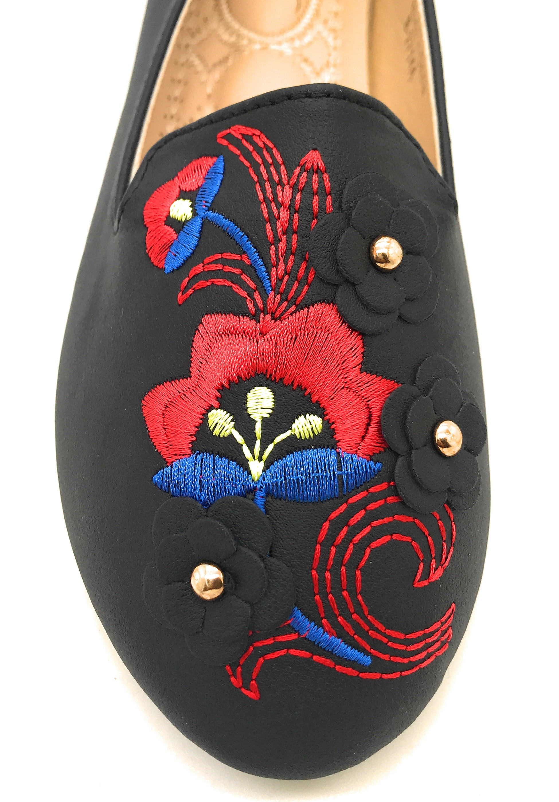 Victoria K Embroidered Ballet Flat (Women's)