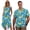 Blue Butterfly, variant on Couples Matching Outfits Mens Button Down Shirt Soft Sea Turtle Workwear and Women's Tank Dress Irregular Hem Sleeveless Sundress