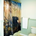 thumbnail image 5 of 70X72 Rivers Edge Home Décor Bathroom Outdoor Bear Shed Curtain, 5 of 7