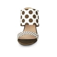 thumbnail image 6 of BLISSFUL STEP Women's Printed Stiletto Heels Slides Sandals, 6 of 7
