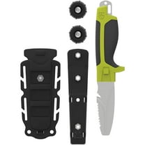 Gear Aid Tanu Blunt Tip Knife with BCD Adapter Nav Green