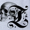 thumbnail image 2 of CafePress - Gothic Skull Initial Z - Cute Infant Baby Football Bodysuit, 2 of 3