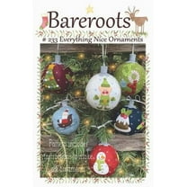 Everything Nice Christmas Ornaments Quilt Pattern by Bareroots
