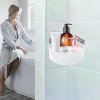 Estante de baño sin perforaciones, estante colgante para ducha, cesta colgante para champú, almacenamiento para inodoro y ducha