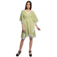 thumbnail image 3 of Moomaya Cutwork Lace Beach Kaftan For Women Printed Bikini Caftan Plus Size, 3 of 4