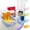 5pcs/Set, variant on Clearance Under $5 Turn In Trays Classroom,Turn In Bins For Classroom,Paper Trays,Small Desktop Storage Basket,Plastic European Remote Control Storage Box,Drains Basket(Orange 8.5*5.5*2.95in)