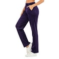 thumbnail image 4 of Juniors Velour 2 Pieces Full-Zip Hoodies Sweatshirt and Pants Super Soft Yoga Running Sport Jacket & Jogger Pants  Velour Tracksuit Set, 4 of 8