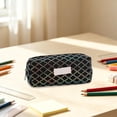thumbnail image 6 of Hyknon Large Capacity Pencil Case, Glitter Zipper Pencil Pouch with Sequins, Cute Aesthetic Pencil Bag for Office Classroom Stationery Storage Supplies, 6 of 7