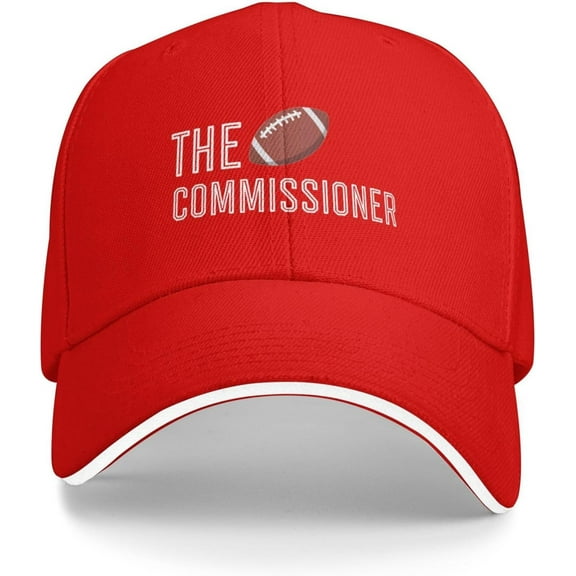 Women Baseball Cap Football Fashionable Hats for Women's The Commissioner Hiking Caps