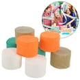 thumbnail image 3 of 8 Rolls Crepe Paper Streamers Boda Cumpleaños Coloridos de papel Streamer Suministros de fiesta, 3 of 4