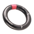 thumbnail image 4 of Anillo de rápel de 12 mm de apertura, conector de escalada desmontable, punto de conexión para escalada en roca, arborista, rescate, color negro, 4 of 14