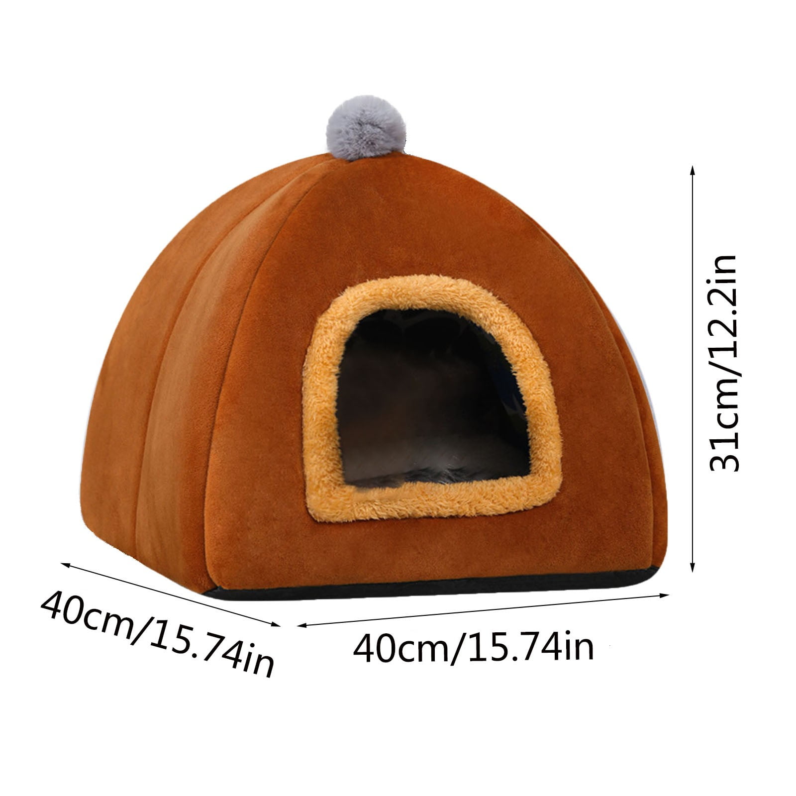 Nebwoak Cat Bed Cave Winter Warm Pet Tent Use Thickened Small Dog Comfortable and Warm Pet Home