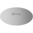 thumbnail image 2 of 20 Inch Round Fire Pit Cover, 1.5mm Thick 304 Stainless Steel Fire Pit Lid, Rust-Proof Burner Cover for Outdoor Patio Fire Pits, 2 of 11