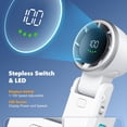thumbnail image 4 of Ventilador Portátil Turbo de Mano, Recargable, de 100 Velocidades, 5000 MAh, para Actividades Al Aire Libre/Interiores A, 4 of 5