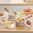 thumbnail image 3 of Ovzne Aromatic Box Of Plastic Racks 4 Compartments Container For Condiment Airtight Dampproof Organizer Of Condiments To Kitchen And Barbecue On Clearance, 3 of 5