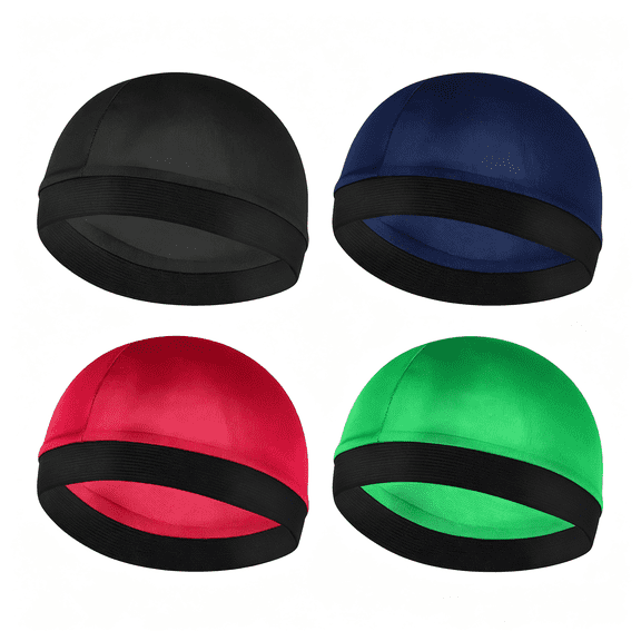 TELOLY Silky Bonnet for Men, Wave Cap Satin Silk Hair Bonnet for Sleep, Durags Elastic Band Wave Caps for 360 540 720 Waves Silk Wave Cap Breathable