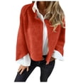 thumbnail image 1 of Women's Casual Long Sleeve Cardigan Jacket Autumn Winter Loose Fit Button Front Solid Color Comfortable Soft Knit Outerwear, 1 of 7