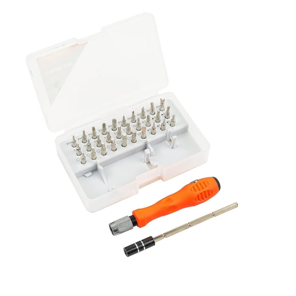 32-In-1 Mini Precision Screwdriver Bit Set With Magnetic Flexible Extension Rod | Screwdriver Set For Mobile, Laptop, Camera Multipurpose Application | 1 Piece - Assorted Color, Durable
