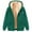 Green, variant on Sherpa Jackets for Women Casual Long Sleeve Zip Up Hoodies Winter Warm Fleece Lined Hooded Coats Dragonfly Print Sweatshirts Going Out Tops Today's Sales Red 3XL