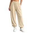 thumbnail image 3 of Viadha Sweatpants for Women Casual Fall Winter Clothes 2026 Baggy Jogger Sweatpants Closed Cinch Lounge Plus Size Sweat Pants with Pockets, 3 of 10