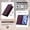 Purple, variant on Slim Wallet Case for Tecno Spark 50 4G Magnet & Drop Proof Green