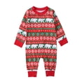 thumbnail image 1 of TheFound Baby Jumpsuits Romper,Christmas White Bear Print Long Sleeve Button Round Neck Jumpsuits, 1 of 9