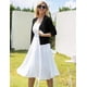 thumbnail image 3 of Cárdigan para mujer GoMee con frente abierto y manga 3/4, negro, talla M, 3 of 6