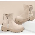 thumbnail image 5 of Women's Snow Middle cylinder Boots - with Anti-Slip Sole Walking Boots, 5 of 6