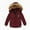Red, variant on Honeeladyy Clearance Fashion Coat Children Winter Jacket Coat Boy Jacket Thick Warm Hooded Kids Clothes