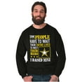 thumbnail image 5 of US Army Logo Parent Raised My Hero Sweatshirt for Men or Women Brisco Brands S, 5 of 6
