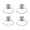 4pcs, variant on 4/10Pcs M4 40mm Screw Rubber Glass Suction Cup Pads with Thread Clear Sucker