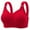Red, variant on ZKCCNUK Women's Bras Lace Embroidered Glossy Comfortable Breathable Bra Underwear No Rims Everyday Bras Size 36-46