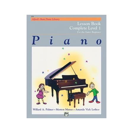 Alfred 00-2229 Basic Piano Course- Lesson Book Complete 1- 1A-1B - Music Book