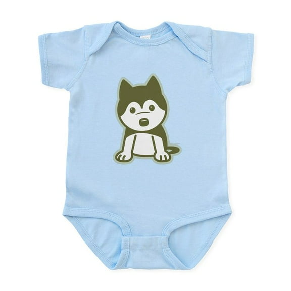 CafePress - Husky Puppy Infant Bodysuit - Baby Light Bodysuit, Size Newborn - 24 Months