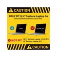 thumbnail image 2 of Étui pour Microsoft Surface Ordinateur Portable Go 1 / Go 2 12.4 Pouces 2022 2020 2019 Étui Protecteur Mat Coque Rigide avec Protection Clavier Transparente, 2 of 7